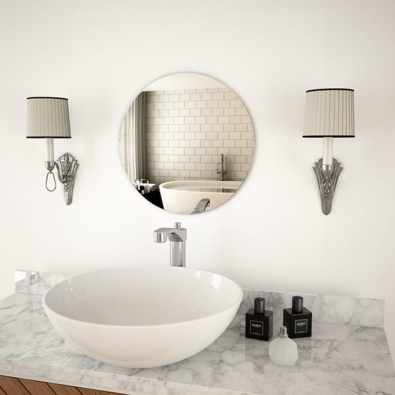 vidaXL Espejo de pared redondo vidrio 40 cm vidaXL Espejo de pared redondo vidrio 40 cm