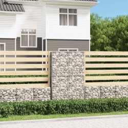 vidaXL Cesta para muro de gaviones de alambre galvanizado 150x100x30cm 