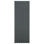 vidaXL Paneles tejado 12 unidades acero recubierto antracita 100x36 cm vidaXL Paneles tejado 12 unidades acero recubierto antracita 100x36 cm