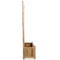 vidaXL Jardinera de jardín con enrejado bambú 70 cm vidaXL Jardinera de jardín con enrejado bambú 70 cm
