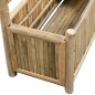 vidaXL Jardinera de jardín con enrejado bambú 70 cm vidaXL Jardinera de jardín con enrejado bambú 70 cm