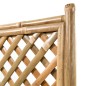 vidaXL Jardinera de jardín con enrejado bambú 70 cm vidaXL Jardinera de jardín con enrejado bambú 70 cm