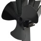 vidaXL Ventilador de estufa accionado por calor 3 aspas negro vidaXL Ventilador de estufa accionado por calor 3 aspas negro