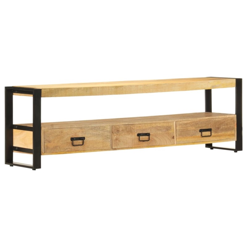 vidaXL Mueble para TV madera maciza de mango 150x30x45 cm 