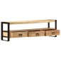 vidaXL Mueble para TV madera maciza de mango 150x30x45 cm 