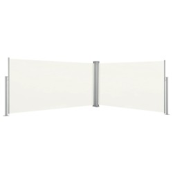 vidaXL Toldo lateral retráctil color crema 160x600 cm 