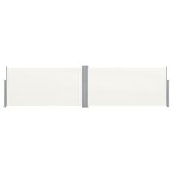 vidaXL Toldo lateral retráctil color crema 160x600 cm 