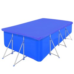 vidaXL Cubierta de piscina rectangular PE 90 g/m2 394x207 cm