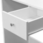 vidaXL Tocador de madera de ingeniería blanco 75x40x141 cm vidaXL Tocador de madera de ingeniería blanco 75x40x141 cm