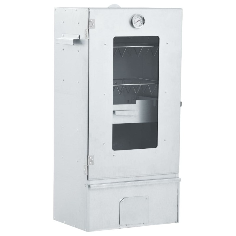 vidaXL Horno ahumador barbacoa 1 kg de virutas de madera 44,5x29x83 cm vidaXL Horno ahumador barbacoa 1 kg de virutas de madera 44,5x29x83 cm