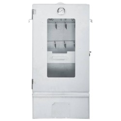 vidaXL Horno ahumador barbacoa 1 kg de virutas de madera 44,5x29x83 cm