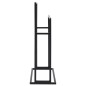 vidaXL Toallero de pie de hierro negro 48x24x78,5 cm vidaXL Toallero de pie de hierro negro 48x24x78,5 cm