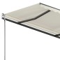 vidaXL Toldo de pie retráctil manual crema 300x250 cm vidaXL Toldo de pie retráctil manual crema 300x250 cm