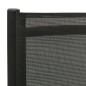 vidaXL Sillas plegables de jardín 2 uds textileno aluminio negro vidaXL Sillas plegables de jardín 2 uds textileno aluminio negro
