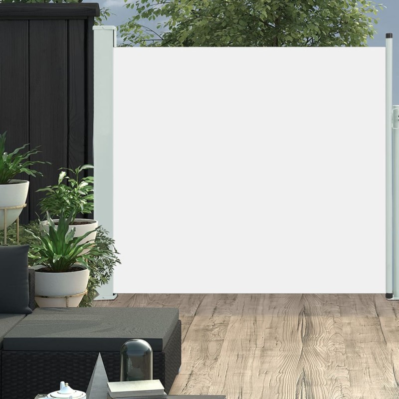 vidaXL Toldo lateral retráctil de jardín color crema 170x300 cm vidaXL Toldo lateral retráctil de jardín color crema 170x300 cm