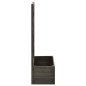 vidaXL Jardinera enrejada de jardín madera abeto gris 50x25x90 cm vidaXL Jardinera enrejada de jardín madera abeto gris 50x25x90 cm