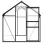 vidaXL Invernadero con estructura base aluminio gris antracita 5,89 m² vidaXL Invernadero con estructura base aluminio gris antracita 5,89 m²