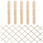 vidaXL Vallas enrejado 5 uds madera maciza de abeto 180x80 cm