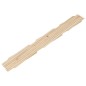 vidaXL Vallas enrejado 5 uds madera maciza de abeto 180x80 cm