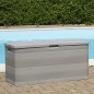 vidaXL Caja de almacenamiento de jardín gris 117x45x56 cm vidaXL Caja de almacenamiento de jardín gris 117x45x56 cm