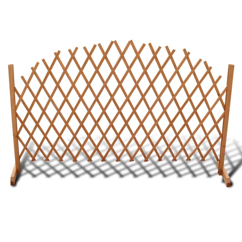 vidaXL Valla enrejada de madera maciza 180x100 cm vidaXL Valla enrejada de madera maciza 180x100 cm