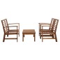 vidaXL Juego de muebles de jardín 4 piezas madera maciza de acacia vidaXL Juego de muebles de jardín 4 piezas madera maciza de acacia