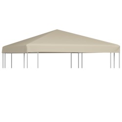 vidaXL Toldo de cenador 310 g/m² 3x3 m beige