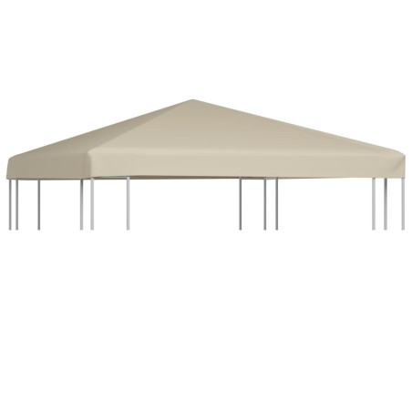 vidaXL Toldo de cenador 310 g/m² 3x3 m beige