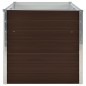 vidaXL Mesa de cultivo de acero galvanizado marrón 160x80x77 cm vidaXL Mesa de cultivo de acero galvanizado marrón 160x80x77 cm