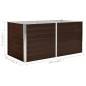 vidaXL Mesa de cultivo de acero galvanizado marrón 160x80x77 cm vidaXL Mesa de cultivo de acero galvanizado marrón 160x80x77 cm