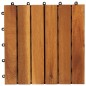 vidaXL Baldosas de terraza diseño vertical 10 unidades acacia 30x30 cm vidaXL Baldosas de terraza diseño vertical 10 unidades acacia 30x30 cm