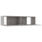 vidaXL Mueble para TV madera contrachapada gris hormigón 120x30x30 cm vidaXL Mueble para TV madera contrachapada gris hormigón 120x30x30 cm