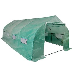 vidaXL Invernadero tienda portátil estructura de acero 18 m²  
