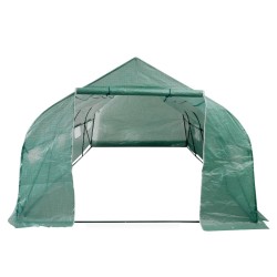 vidaXL Invernadero tienda portátil estructura de acero 18 m²  