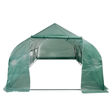 vidaXL Invernadero tienda portátil estructura de acero 18 m²  