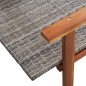vidaXL Tumbona de ratán sintético y madera maciza de acacia gris vidaXL Tumbona de ratán sintético y madera maciza de acacia gris