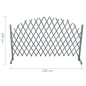 vidaXL Valla de enrejado de madera maciza de abeto gris 1,8x1 m vidaXL Valla de enrejado de madera maciza de abeto gris 1,8x1 m