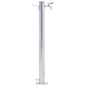 vidaXL Fuente de agua para jardín acero inoxidable redonda 100 cm vidaXL Fuente de agua para jardín acero inoxidable redonda 100 cm
