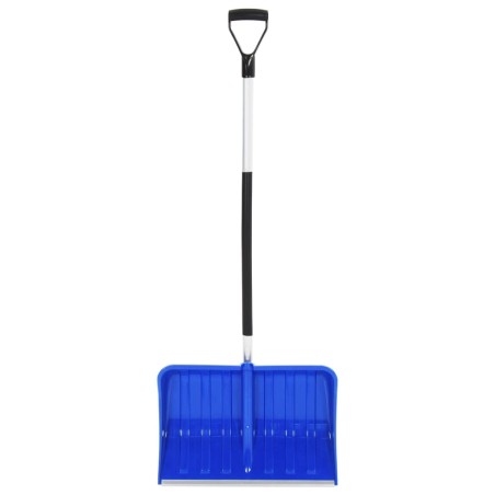 vidaXL Pala para nieve aluminio azul 145 cm