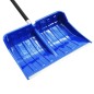 vidaXL Pala para nieve aluminio azul 145 cm vidaXL Pala para nieve aluminio azul 145 cm