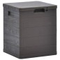 vidaXL Caja de almacenamiento de jardín 90 L marrón vidaXL Caja de almacenamiento de jardín 90 L marrón