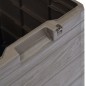 vidaXL Caja de almacenamiento de jardín 90 L marrón vidaXL Caja de almacenamiento de jardín 90 L marrón