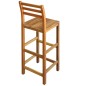 vidaXL Taburetes de cocina 2 unidades madera maciza de acacia