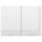 vidaXL Armario colgante cocina madera ingeniería blanco brillo vidaXL Armario colgante cocina madera ingeniería blanco brillo