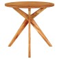 vidaXL Mesa de jardín madera maciza de acacia 85x85x75 cm vidaXL Mesa de jardín madera maciza de acacia 85x85x75 cm