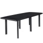 vidaXL Mesa de jardín de plástico gris antracita 216x90x72 cm vidaXL Mesa de jardín de plástico gris antracita 216x90x72 cm