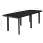 vidaXL Mesa de jardín de plástico gris antracita 216x90x72 cm vidaXL Mesa de jardín de plástico gris antracita 216x90x72 cm