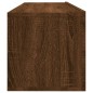 vidaXL Mueble pared TV madera contrachapada roble marrón 100x30x30 cm vidaXL Mueble pared TV madera contrachapada roble marrón 100x30x30 cm