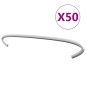 vidaXL Ganchos de gaviones 50 unidades acero galvanizado 20 cm vidaXL Ganchos de gaviones 50 unidades acero galvanizado 20 cm