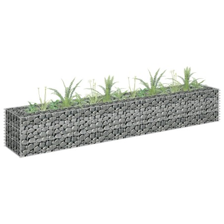 vidaXL Arriate de gaviones de acero 180x30x30 cm